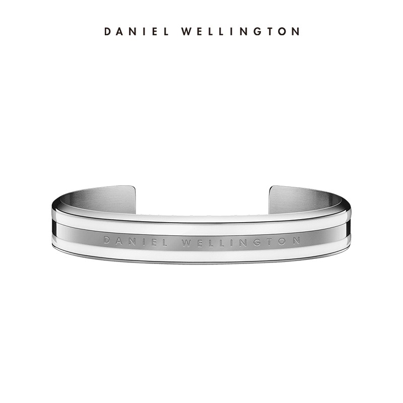 香港直邮 Daniel Wellington 丹尼尔惠灵顿dw金属白银色手表 新款dw银色手镯套装dw Dw 1件装